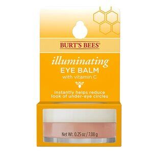 The Burt's Bees Illuminating Eye Balm w Vit C for under eye circles 7.08 gr NIB
